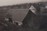 Stall und Haus J.1950